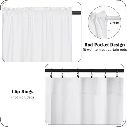 Farmhouse Cotton Linen Curtains - Image 8