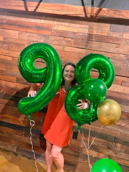 Green Number 18 Balloon 40 Inch, 18th Birthday Party Decorations Men Women | - Image 9