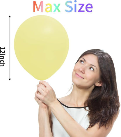 RUBFAC Pastel Balloons 120pcs 12 Inches Multicolor Macaron Balloons - Image 4