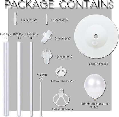 Pink Gold Balloon Column Stand Kit - Image 2