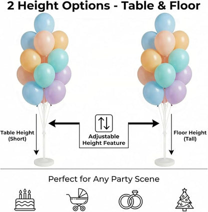 Balloon Column Stand Kit with Balloons, Base and Pole, Balloon Column Kit - Image 4