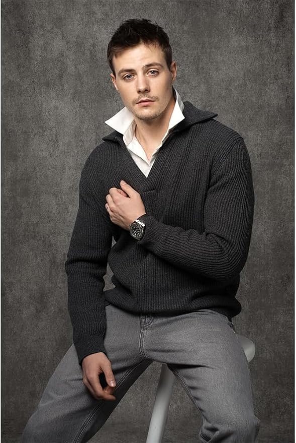 UrcTepics 6×8 ft Grey Fabric Photo Backdrops, Classic Abstract Texture Backdrop - Image 5