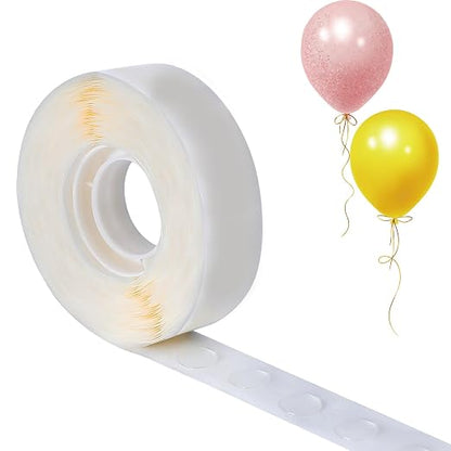 LMJIA 100PC White Balloon Adhesive Dots by LMJIA