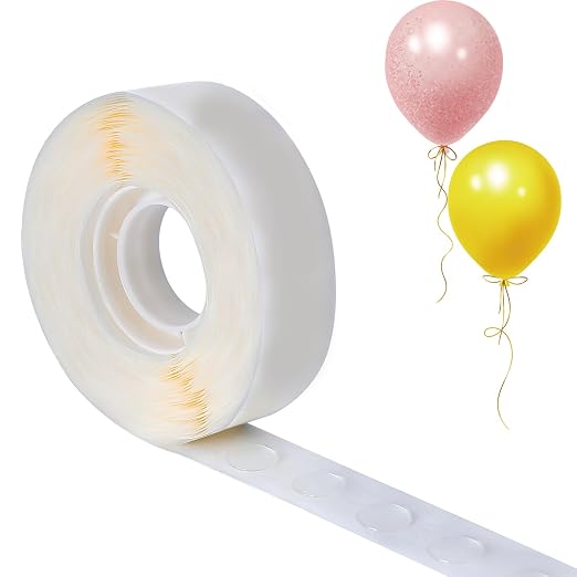 LMJIA 300PC Balloon Adhesive Dots, Removable Double Sided Adhesive Dots by LMJIA
