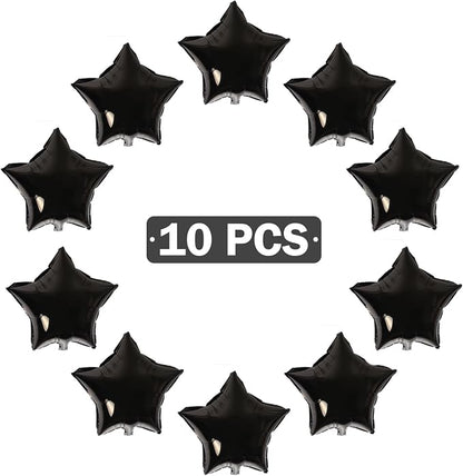 MEETINGU Black Star Balloons, Foil Mylar Balloons - Image 3