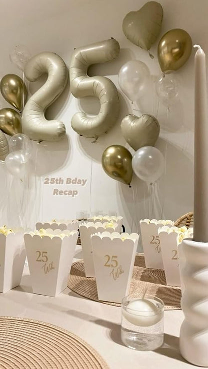 Number 9 Balloons 40 Inch Coffee Brown Balloon - Image 3