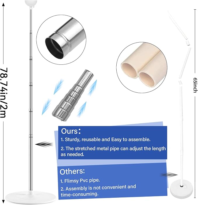 2 Sets Balloon Column Stand Kit - Image 3