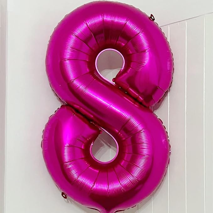 Hot Pink 18 Balloon Numbers, 40 Inch 18th or 81st Birthday Balloon Foil Mylar - Image 5