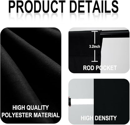 GFCC 10FTx12FT Black Backdrop Background - Image 3