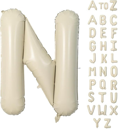 Biapian 40 Inch Giant Cream N Foil Balloon by BIAPIAN
