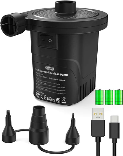 Dr.Meter 4000mAh Rechargeable Air Pump by Drmeter