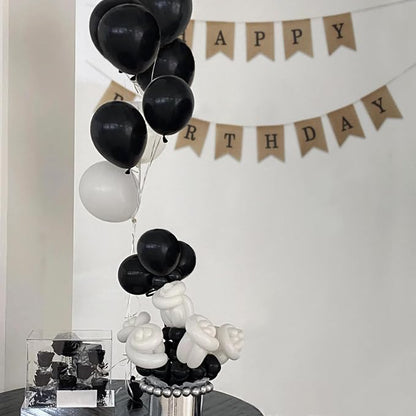 Black Balloons 110Pcs, 5 Inch Small Black Latex Party Balloons, Mini Thick - Image 7