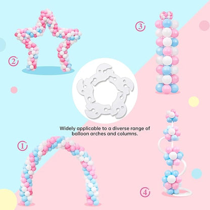 500 Pcs Plastic Balloon Clips Bulk, Reusable Balloon Clips - Image 4