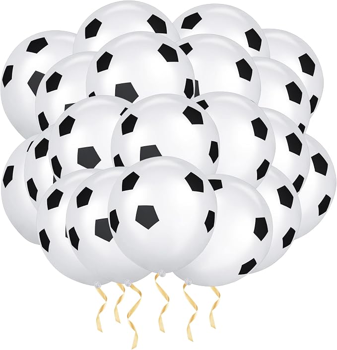 Ainiv 20 PCS Soccer Balloons, Football Theme Party Supplies Balloons | Football by Ainiv