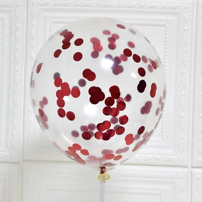 Red Confetti Balloons - Image 4