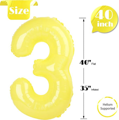 Yellow 3 Balloon - Image 5
