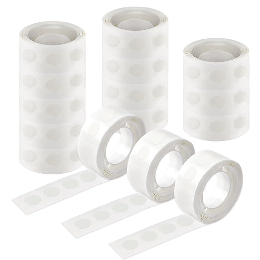 UPINS 1500Pcs Glue Points Dots 10mm Removable Balloon Glue Adhesive Dots | 15 by UPINS