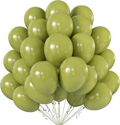 10 Inch Retro Avocado Green Balloons by KALOR