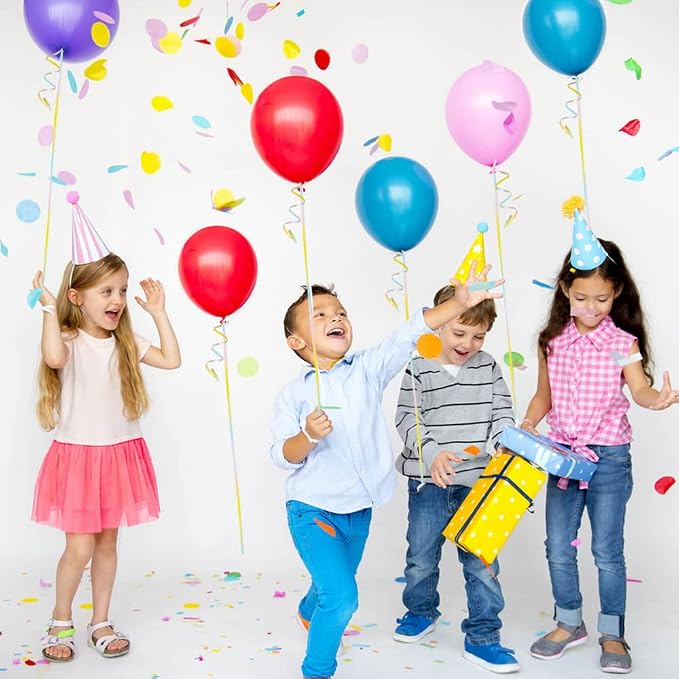 BEISHIDA 500 Yards Rainbow Curling Ribbon Pastel Balloon String, Light Color - Image 5