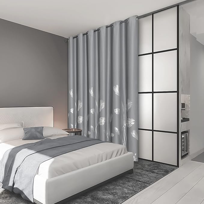 Sliding Glass Door Curtain 80W x 84L Inch Thermal Insulated Blackout Curtain 84 - Image 2