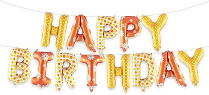 Happy Birthday Balloon Banner by Unknown