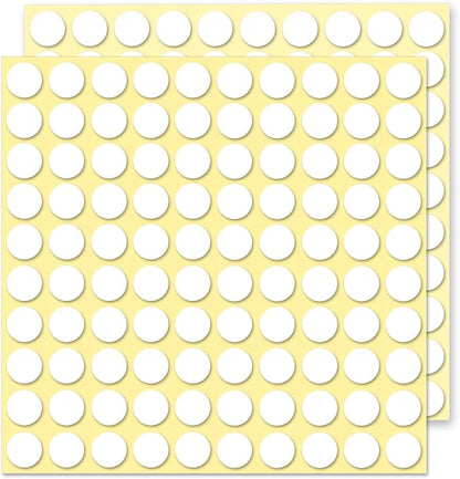 200 Pcs Clear Adhesive Dots, 10mm/0.39" Sticky Double Sided Glue Dots, by Unknown
