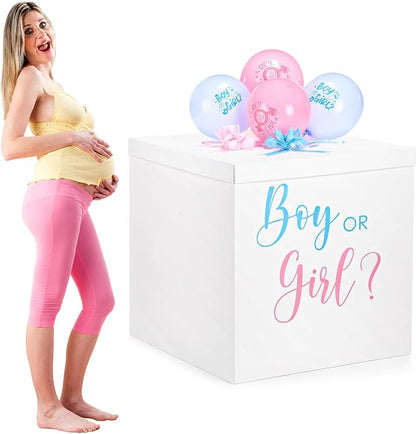 Kolldenn 28 Inches Jumbo Gender Reveal Gift Box by Unknown