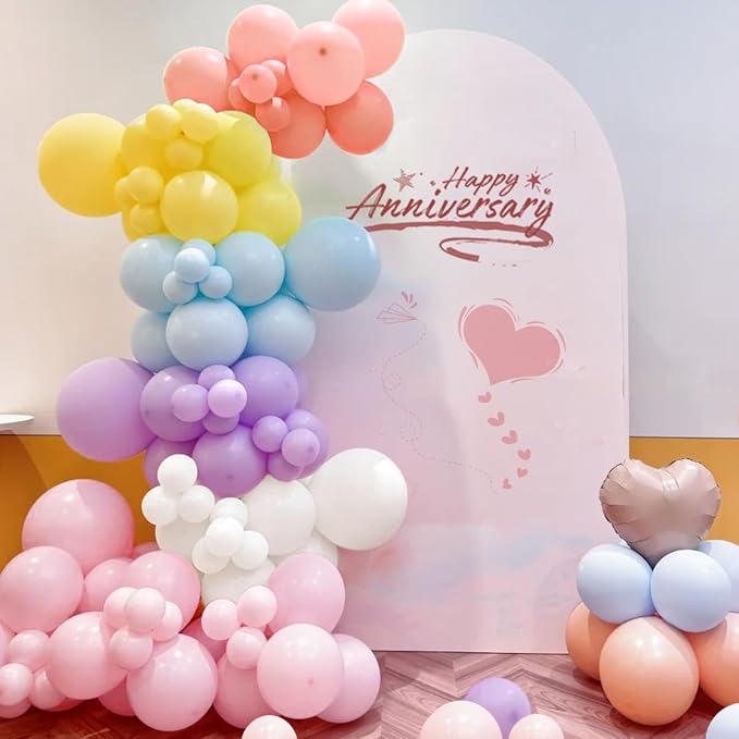 Pastel Balloon Garland Arch Kit - Image 5