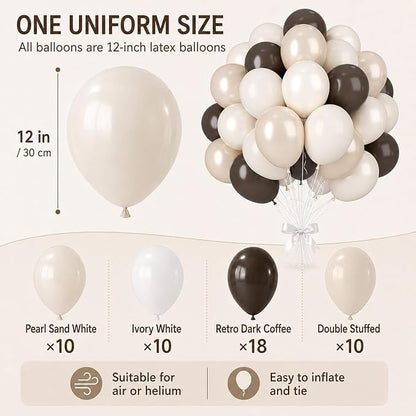 Neutral Brown Balloons - Image 3