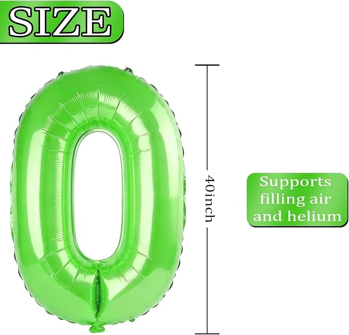 40 Inch Number 21 Balloons for 21st Birthday Party Decorations, 0-100 Fruit - Image 4
