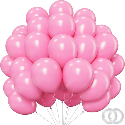 Pink Christmas Balloons by PatiCool