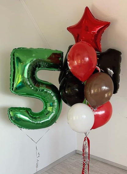 Numbers 14 Balloon 40Inch Dark Green Balloon - Image 3