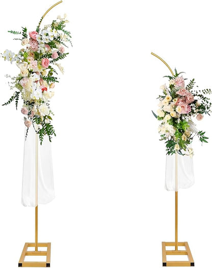Bazen Half Balloon Arch Stand 7.5FT&6.2FT Wedding Arch Stand by Bazen