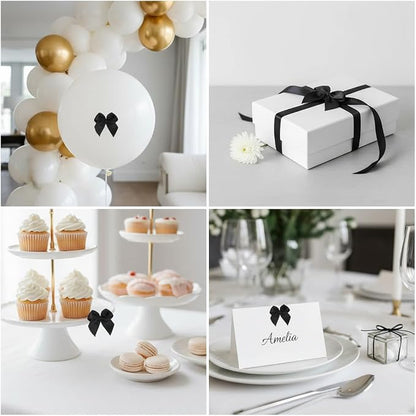 100 Mini Satin Ribbon Bows, Small Bows - Image 5