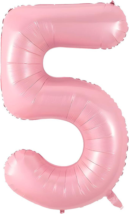 40 Inch Pink Number 5 Balloon Suitable by Unknown