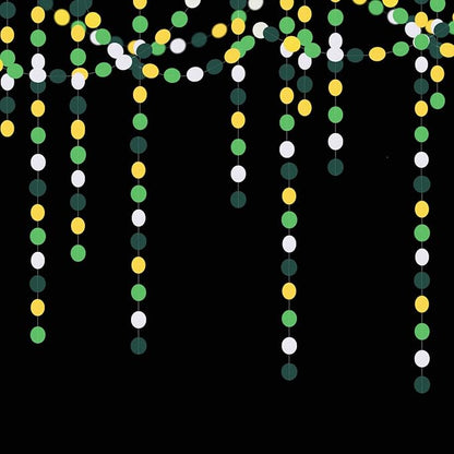Yellow Green White Party-Decorations Garland - 52Ft Spring Summer Hanging Paper - Image 6