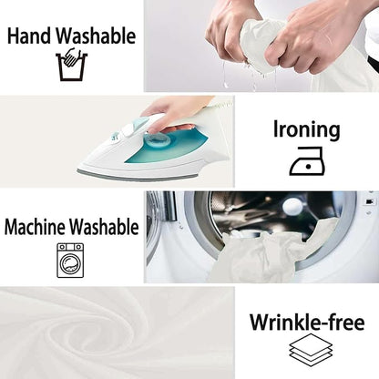 Ivory Photography Backdrop for Photoshoot, Fabric 6x9ft | Versatile Studio - Image 5