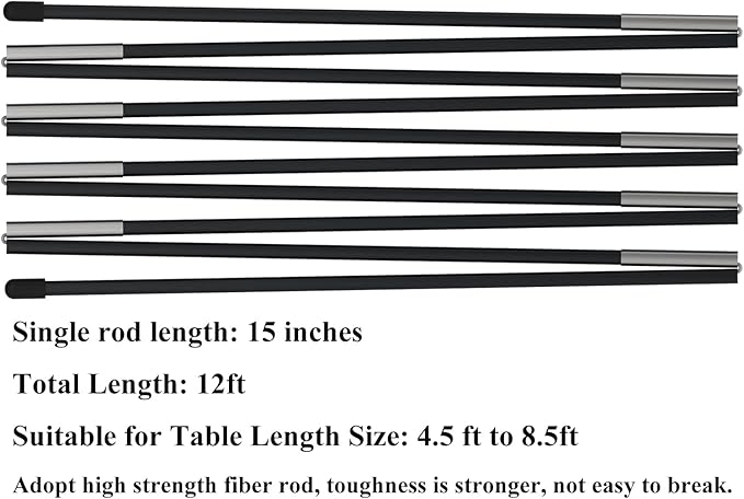 LANGXUN 12ft Table Balloon Arch Stand Kit - Image 3