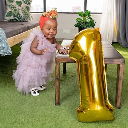 40 inch Gold Number Balloon Giant Foil Helium Balloons Gold Number 8 Balloon - Image 7