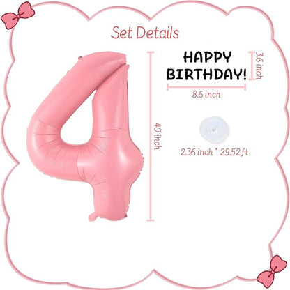 Happy birthday Big Number Balloons Foil Birthday Balloon Number Balloons Happy - Image 2