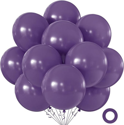 18 Inch Dusty Purple Balloons, Baby Shower, Birthday Party and Event Decoration by KALOR
