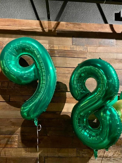 Green 8 Balloon - Image 3