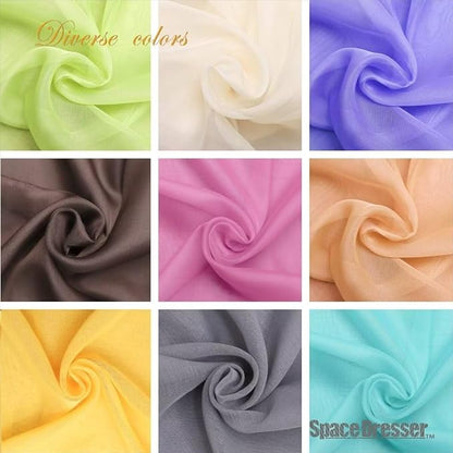 SpaceDresser Lavender Sheer Curtains 4 Panels Rod Pocket Semi-Sheer Curtain 63 - Image 9