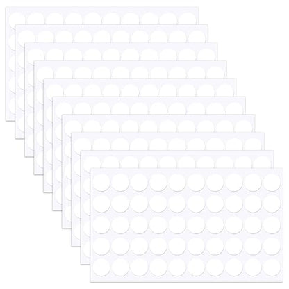 500pcs 0.78 Inch Double Sided Sticky Dots, Mini Clear Glue Adhesive Dots by Juasky