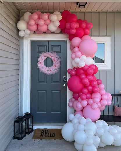 Hot Pink Balloons Garland Arch Kit 180pcs - Image 8