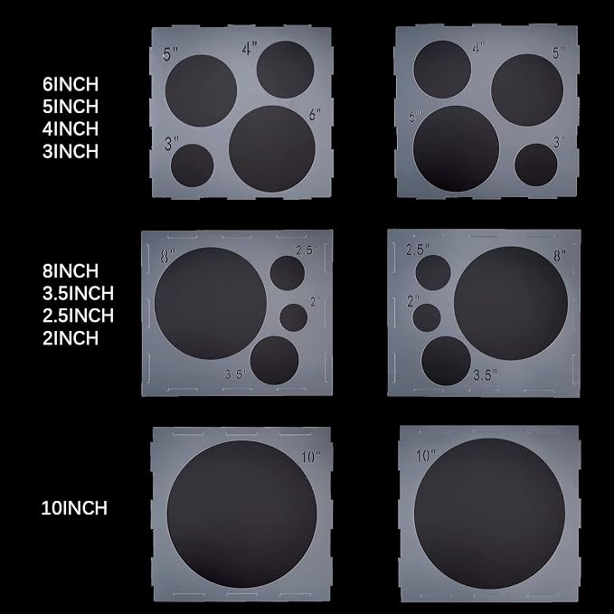 Auihiay 18 Holes Balloon Sizer Box Cube, 2-10 Inch Balloon Sizer | Collapsible - Image 2