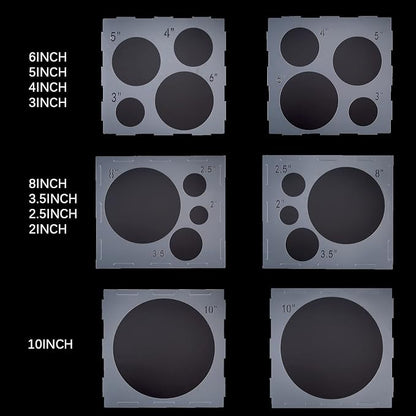 Auihiay 18 Holes Balloon Sizer Box Cube, 2-10 Inch Balloon Sizer | Collapsible - Image 2