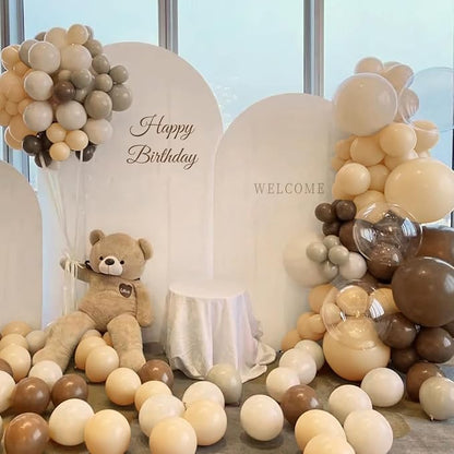 Boho Brown Balloon Garland Arch Kit - Image 4