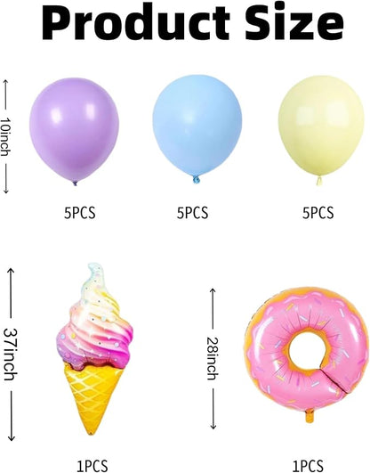 Donut Table Centerpiece Balloons Stand Kit- 2 Sets Balloon Centerpieces - Image 2