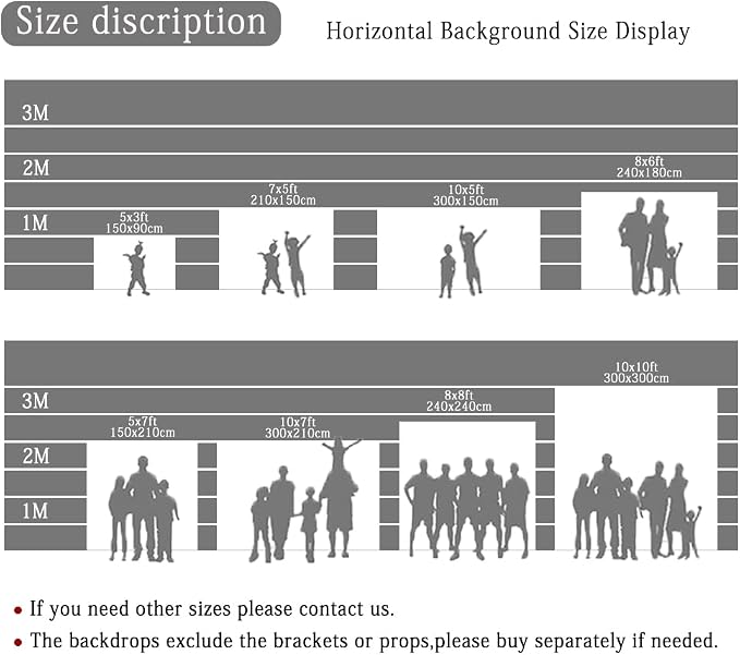 AIBIIN 8x6ft Mr and Mrs Custom Backdrop - Image 4